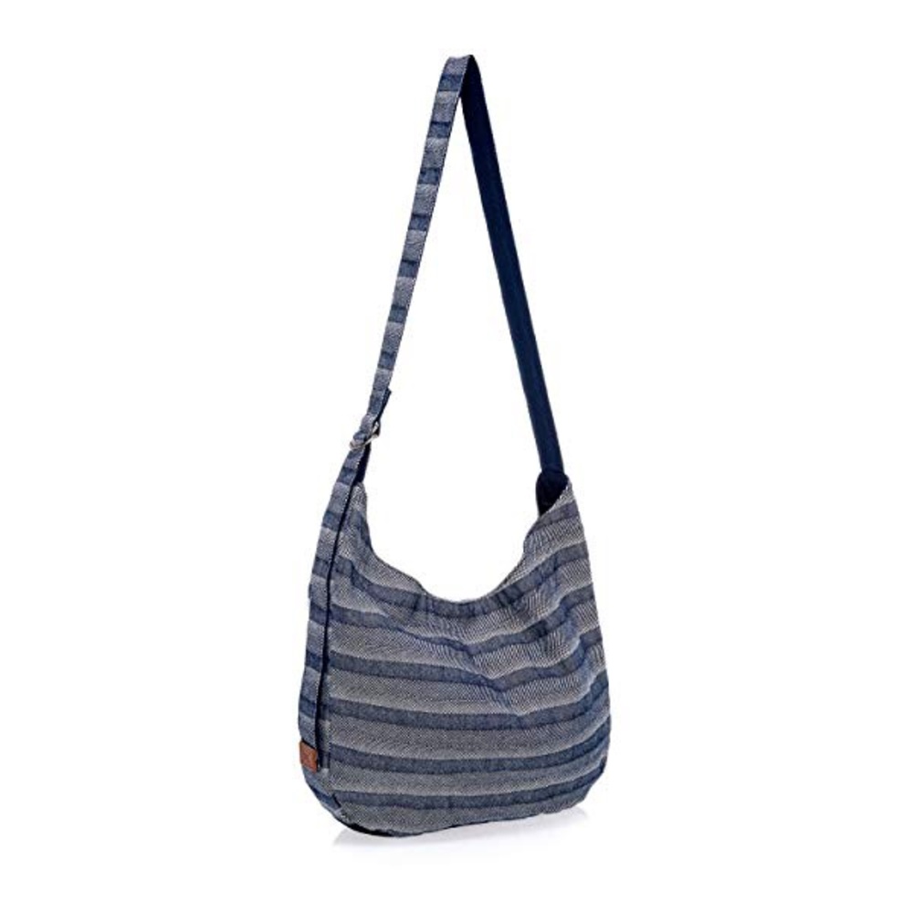 Thirty One Retro Metro Hobo Crossbody Woven stripe